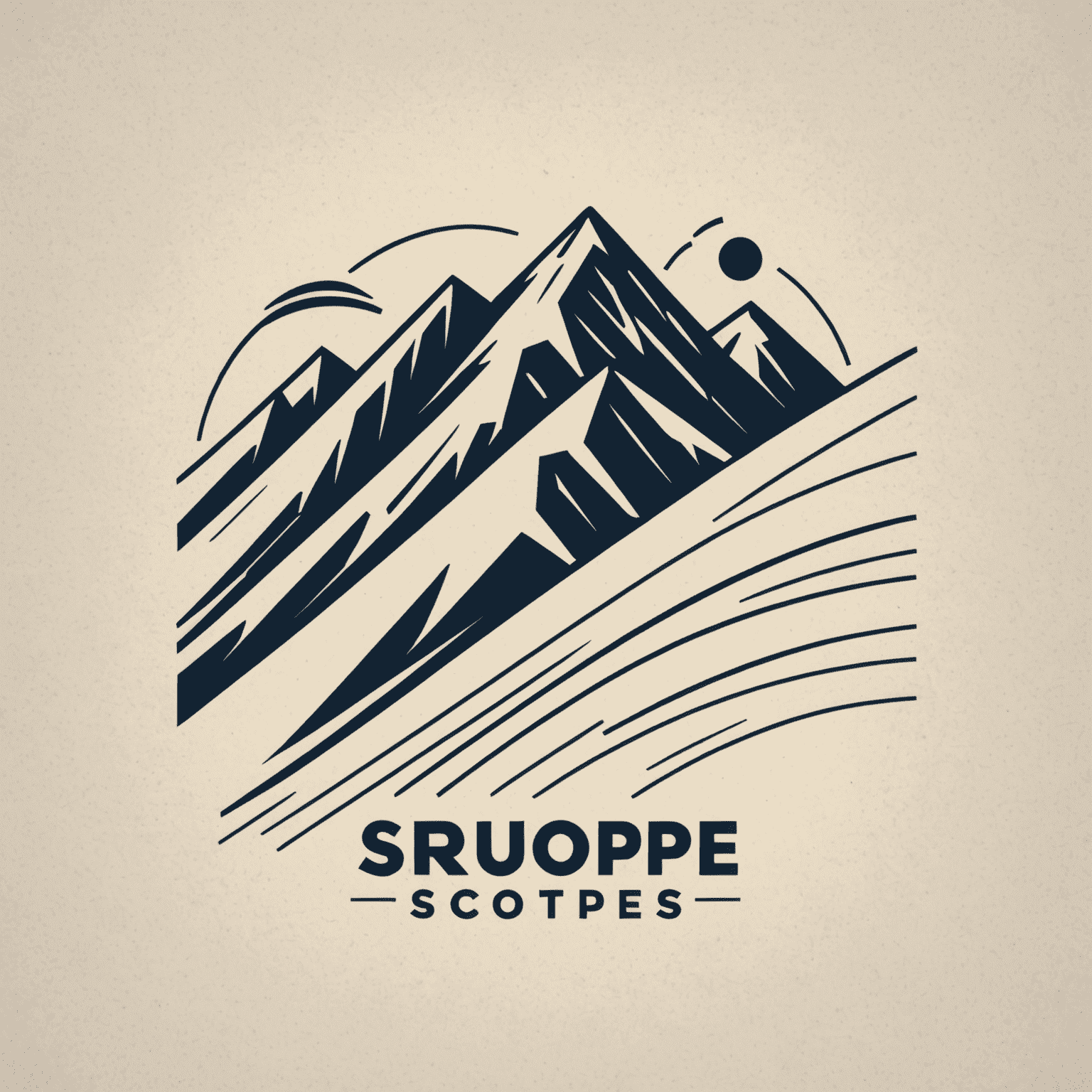 Slope Actions logo featuring a stylized mountain slope with ski tracks