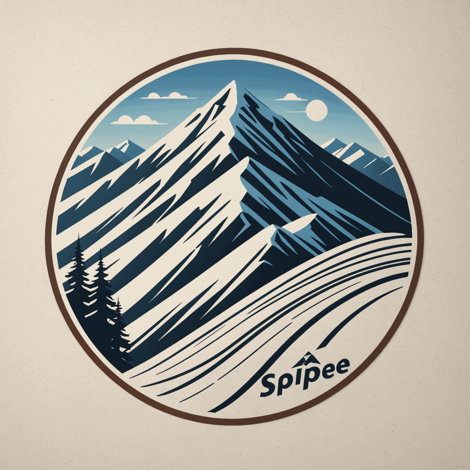 Slope Actions logo featuring a stylized mountain slope with ski tracks